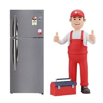 Front view of Frost Free Refrigerator 1 time cleaning service ILERF12C250700005